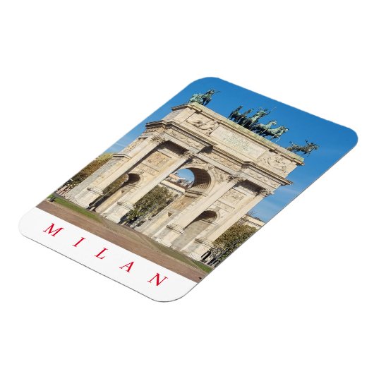 Magnet Flexible Milan Arco della Pace vue aimant frigo (Côté Gauche)