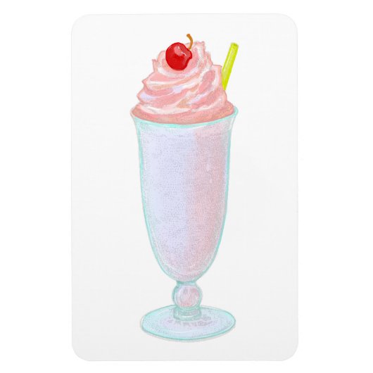 Magnet Flexible milk-shake glacé (Vertical)