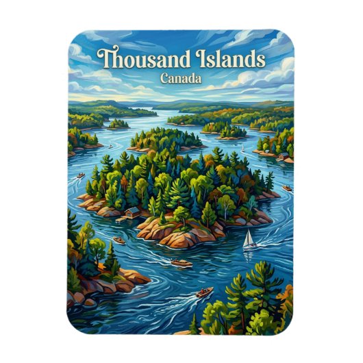 Magnet Flexible Mille-Îles Canada (Vertical)