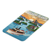 Magnet Flexible Mille Îles Ontario Canada (Côté Gauche)