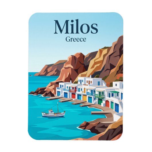 Magnet Flexible Milos Grèce (Vertical)