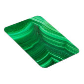 Magnet Flexible Minéral de malachite vert brillant (Côté Droit)