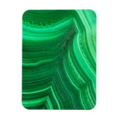 Magnet Flexible Minéral de malachite vert brillant (Vertical)
