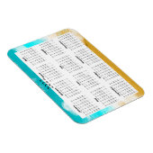 Magnet Flexible Mini aimant calendrier Ocean Beach 2022 (Côté Droit)