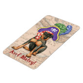 Magnet Flexible Miniature Pinscher Pirate (Côté Gauche)
