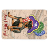 Magnet Flexible Miniature Pinscher Pirate (Horizontal)