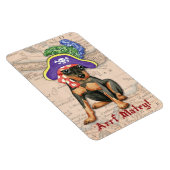 Magnet Flexible Miniature Pinscher Pirate (Côté Droit)