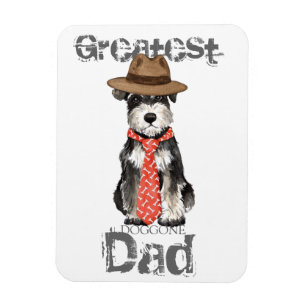 Magnet Flexible Miniature Schnauzer Papa