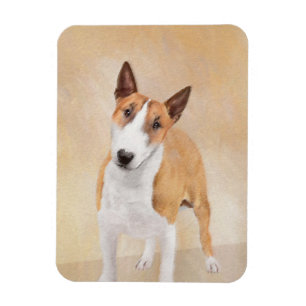 Magnet Flexible Miniature Taureau Terrier Peinture - Joli Original
