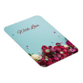 Magnet Flexible Minimal Floral Greeting Card – With Love Botanical (Côté Droit)