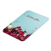 Magnet Flexible Minimal Floral Greeting Card – With Love Botanical (Côté Gauche)