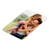 Magnet Flexible Minimalist Simple Photo Vellum Overlay Typography (Côté Gauche)