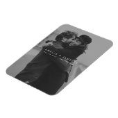 Magnet Flexible Minimaliste Moderne Enregistrer La Photo Date (Côté Gauche)