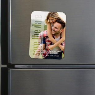 Magnet Flexible Minimaliste Simple Photo Vellum Overlay Typographi