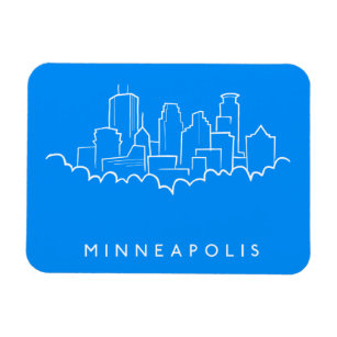 Magnet Flexible Minneapolis, Minnesota Skyline