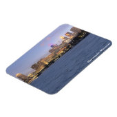 Magnet Flexible minneapolis skyline et rivière mississippi gelée (Côté Gauche)