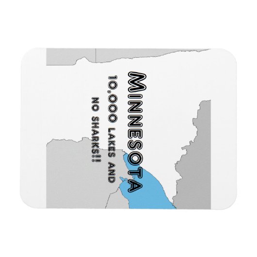 Magnet Flexible Minnesota Funny (Horizontal)