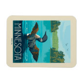 Magnet Flexible Minnesota | Loon (Horizontal)