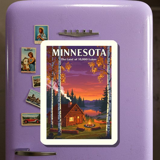 Magnet Flexible Minnesota vintage