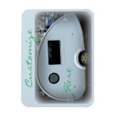 Magnet Flexible Minuscule caravane en larme de maison Thunder_Cove (Vertical)