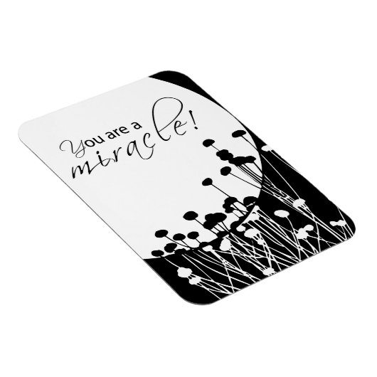 Magnet Flexible Miracle de rétablissement, Noir et Blanc (Côté Droit)