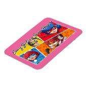 Magnet Flexible Miraculeux Chaque fille est un super héros (Côté Gauche)