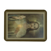 Magnet Flexible Miraculeux Sacré Coeur de Jésus Voiture/Réfrigérat (Horizontal)