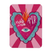 Magnet Flexible Mírate con AMOR (Vertical)