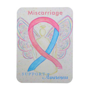 Magnet Flexible Miscarriag Perte Sensibilisation Ruban Angel Magne