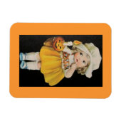 Magnet Flexible Miss Halloween vintage (Horizontal)