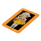 Magnet Flexible Miss Halloween vintage (Côté Gauche)