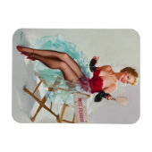 Magnet Flexible Miss Sylvania Pin-Up Girl (Horizontal)