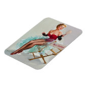 Magnet Flexible Miss Sylvania Pin-Up Girl (Côté Gauche)
