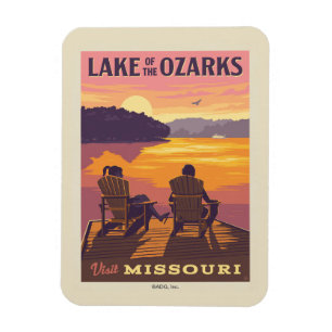 Magnet Flexible Missouri   Lac des Ozarks