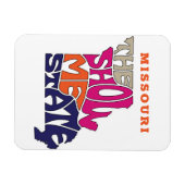 Magnet Flexible Missouri State Surnom Word Art (Horizontal)