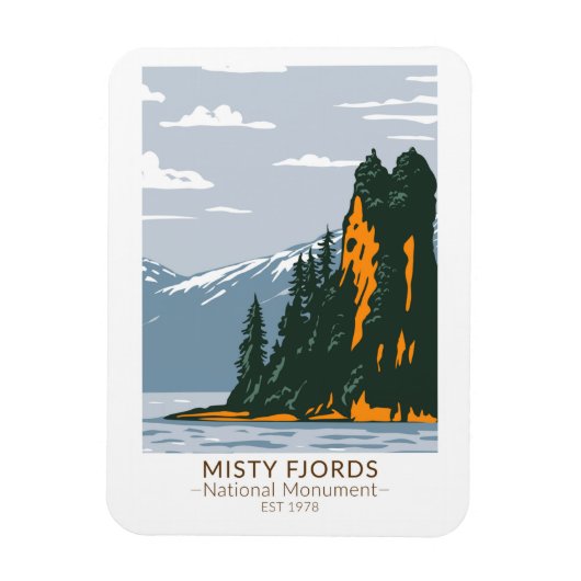 Magnet Flexible Misty Fjords National Monument New Eddystone (Vertical)