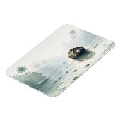 Magnet Flexible Misty Morning in Kerala India (Côté Gauche)