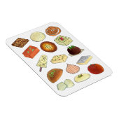 Magnet Flexible Mithai Indian Sweets confiserie Desserts Inde (Côté Droit)