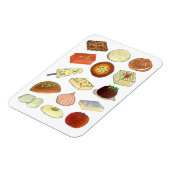Magnet Flexible Mithai Indian Sweets confiserie Desserts Inde (Côté Gauche)