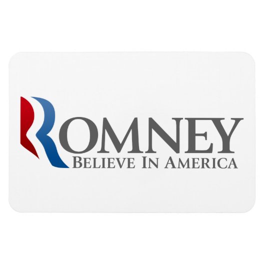 Magnet Flexible Mitt Romney 2012 - Président (Horizontal)