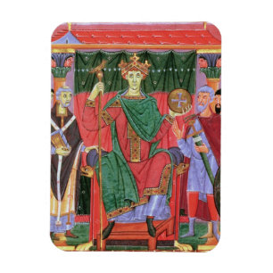 Magnet Flexible Mme Cim.4453 f.42r Saint Empereur Romain Otto III
