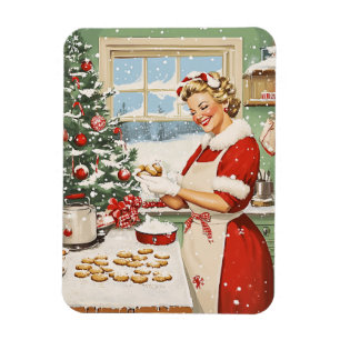 Magnet Flexible Mme Claus Plaisir De La Cuisine De Vacances