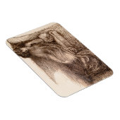 Magnet Flexible Mme Jane Morris Reclining on Sofa (Côté Droit)
