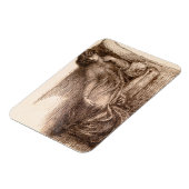 Magnet Flexible Mme Jane Morris Reclining on Sofa (Côté Gauche)