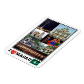 Magnet Flexible MO Macau - I Love Mosaic - (Côté Gauche)