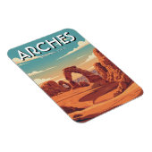 Magnet Flexible Moab Utah Arches National Park Delicate Arch (Côté Droit)