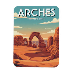 Magnet Flexible Moab Utah Parc national des Arches Arche délicate
