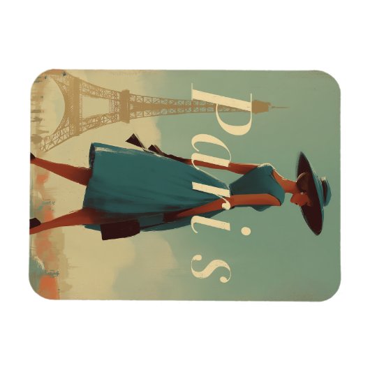 Magnet Flexible Mode Paris vintage (Horizontal)