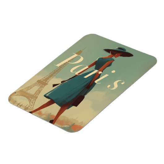 Magnet Flexible Mode Paris vintage (Côté Gauche)