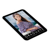 Magnet Flexible Mode Trendy Graduy Photo Faire-part L (Côté Droit)